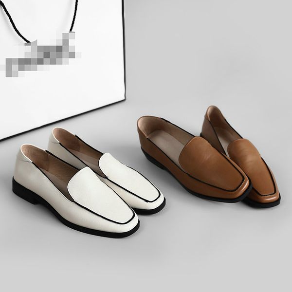 woman loafers cow leather genuine leather brogue style square toe slip-on spring autumn ladies casual flats footwear shoes, Black
woman loafers cow leather genuine leather brogue style square toe slip-on spring autumn ladies casual flats footwear shoes, Black