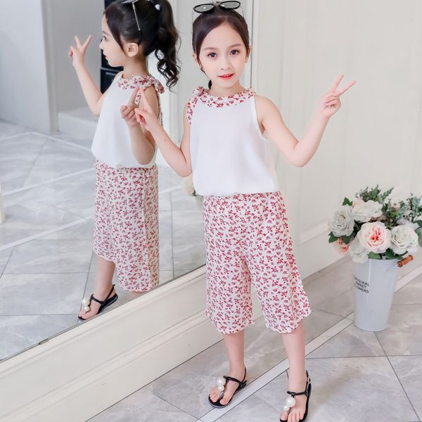 clothing sets for baby girls floral vest + flower wide leg pants suits 2020 new summer for girls teenage kids sleeveless clothes, White
clothing sets for baby girls floral vest + flower wide leg pants suits 2020 new summer for girls teenage kids sleeveless clothes, White