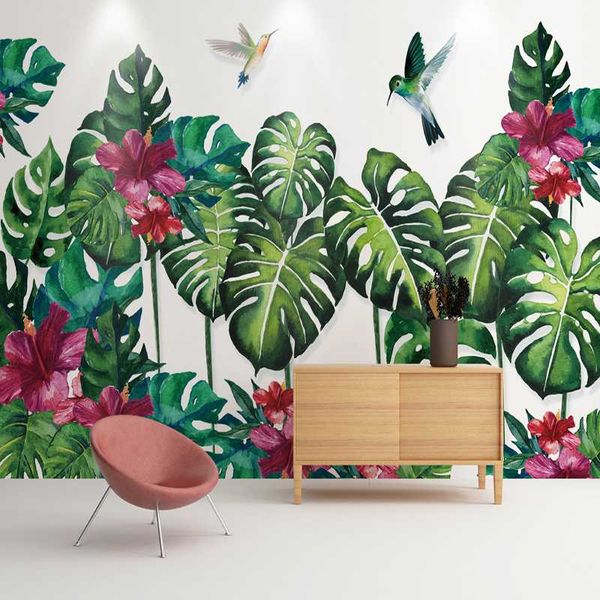 drop shipping custom p wallpaper 3d hand painted southeast asia tropical rain forest green banana leaf mural decor painting
drop shipping custom p wallpaper 3d hand painted southeast asia tropical rain forest green banana leaf mural decor painting