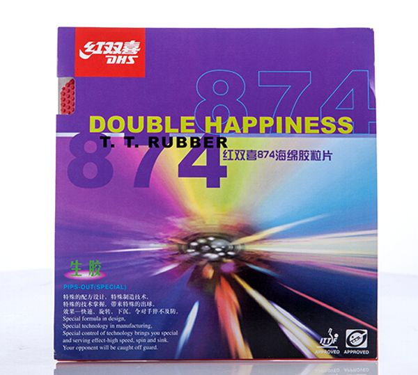 dhs 874 (quick attack + loop) medium pips-out table tennis (pingpong) rubber with sponge
dhs 874 (quick attack + loop) medium pips-out table tennis (pingpong) rubber with sponge