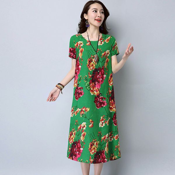 vintage women cotton linen dress floral print o-neck long sleeve xxxl 4xl 5xl big size dress casual loose retro midi 2019, Black;gray
vintage women cotton linen dress floral print o-neck long sleeve xxxl 4xl 5xl big size dress casual loose retro midi 2019, Black;gray