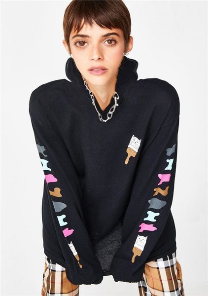 ripndip mens designer hoodie luxury trend brand custom hoodies tide brand classic painter literary cat print cotton sports plus velvet sweat, Black
ripndip mens designer hoodie luxury trend brand custom hoodies tide brand classic painter literary cat print cotton sports plus velvet sweat, Black