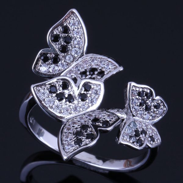 graceful butterfly black cubic zirconia white cz 925 sterling silver ring for women v0488, Golden;silver
graceful butterfly black cubic zirconia white cz 925 sterling silver ring for women v0488, Golden;silver