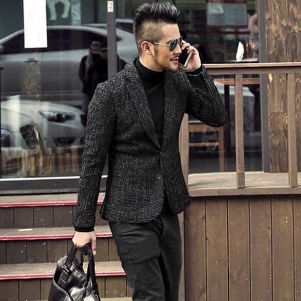 mens высокого качества нового бизнеса slim fit blazer куртка делопроизводство костюм пальто однобортный свадебное платье пиджаки man верхняя, White;black
mens высокого качества нового бизнеса slim fit blazer куртка делопроизводство костюм пальто однобортный свадебное платье пиджаки man верхняя, White;black