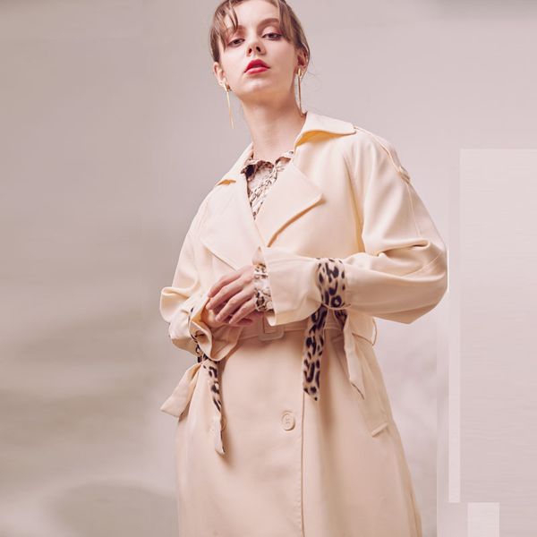 bella philosophy women leopard windbreaker vintage sashes female loose trench street wear lady double breasted long coat outwear, Tan;black
bella philosophy women leopard windbreaker vintage sashes female loose trench street wear lady double breasted long coat outwear, Tan;black