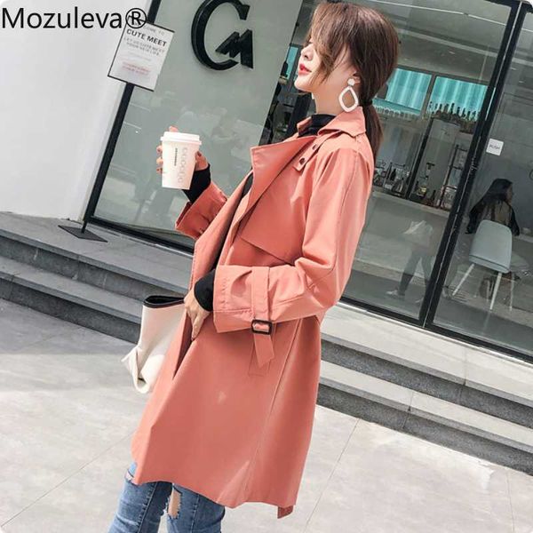 mozuleva spring casual solid outwear autumn loose sashes streetwear women long coat oversize trench coat for women windbreaker, Tan;black
mozuleva spring casual solid outwear autumn loose sashes streetwear women long coat oversize trench coat for women windbreaker, Tan;black