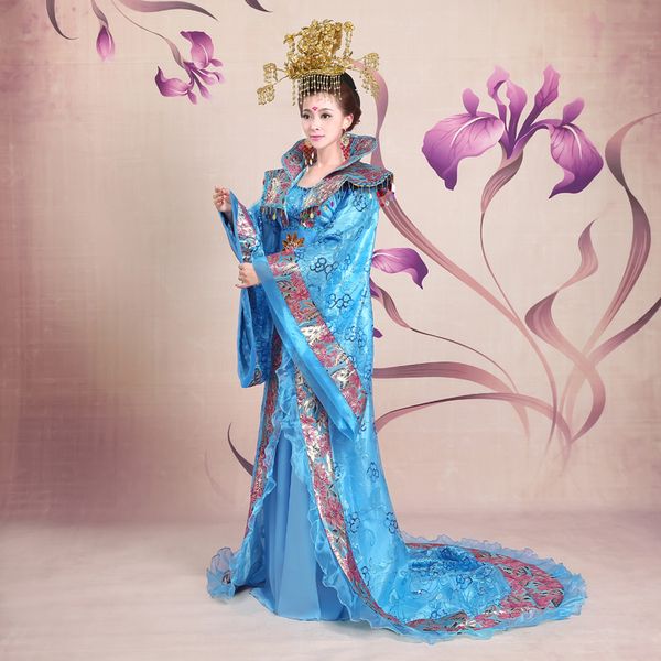 new ancient chinese dance costumes women's hanfu tang suit traditional costume dress, Black;red
new ancient chinese dance costumes women's hanfu tang suit traditional costume dress, Black;red