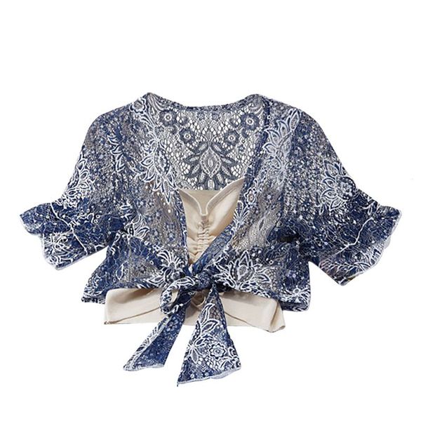new women jacket summer fashion concise all-match hollow out short style lace short sleeve jackets, Black;brown
new women jacket summer fashion concise all-match hollow out short style lace short sleeve jackets, Black;brown