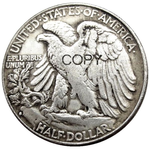 us 1936 psd walking liberty half dollar silver plated copy coins