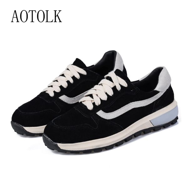 women sneakers platform female flats lace up breathable round toe women shoes spring autumn casual shoes 2019 de, Black
women sneakers platform female flats lace up breathable round toe women shoes spring autumn casual shoes 2019 de, Black