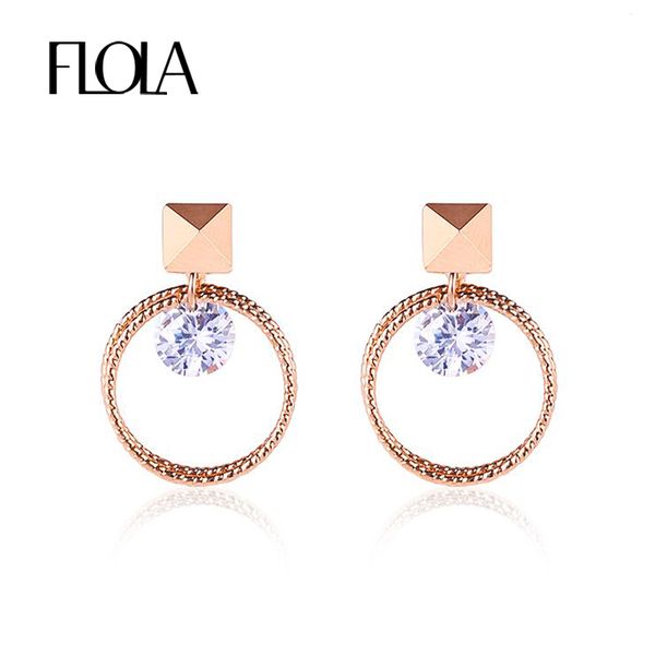 flola gold 585 circle clip on earrings for women cubic zircon cz no ear hole clip earrings without piercing ear clips ersj24, Silver
flola gold 585 circle clip on earrings for women cubic zircon cz no ear hole clip earrings without piercing ear clips ersj24, Silver