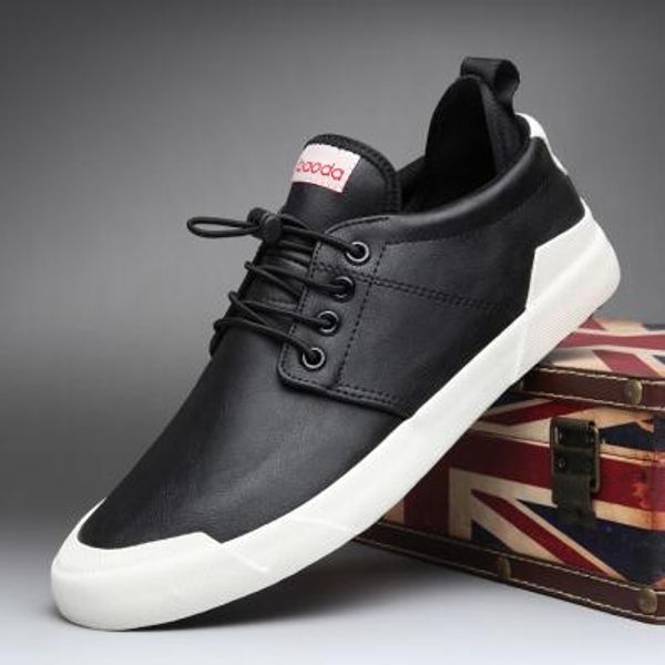 2020 spring new fashion men lace-up leather casual shoes trend shoes man cool loafers flats, Black
2020 spring new fashion men lace-up leather casual shoes trend shoes man cool loafers flats, Black