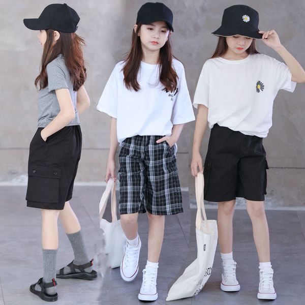 teenage girls clothing set summer gray t shirt shorts sport sets tracksuit 2pcs school girls clothes children outfits 10 12 year, White
teenage girls clothing set summer gray t shirt shorts sport sets tracksuit 2pcs school girls clothes children outfits 10 12 year, White