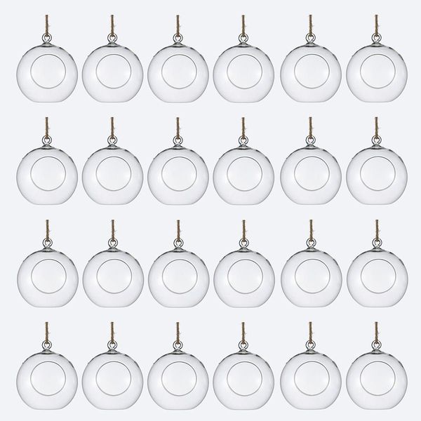 Пакет 24 Clear Glass ORBS террариума висячих стекла Подсвечники 8 CM Чай Свет Держателей Ис
Пакет 24 Clear Glass ORBS террариума висячих стекла Подсвечники 8 CM Чай Свет Держателей Ис