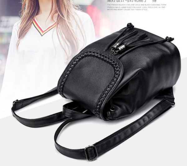 2019 black backpack pretty style pu leather women black backpack fashion female casual girls school shoulder bags for women's backpack
2019 black backpack pretty style pu leather women black backpack fashion female casual girls school shoulder bags for women's backpack
