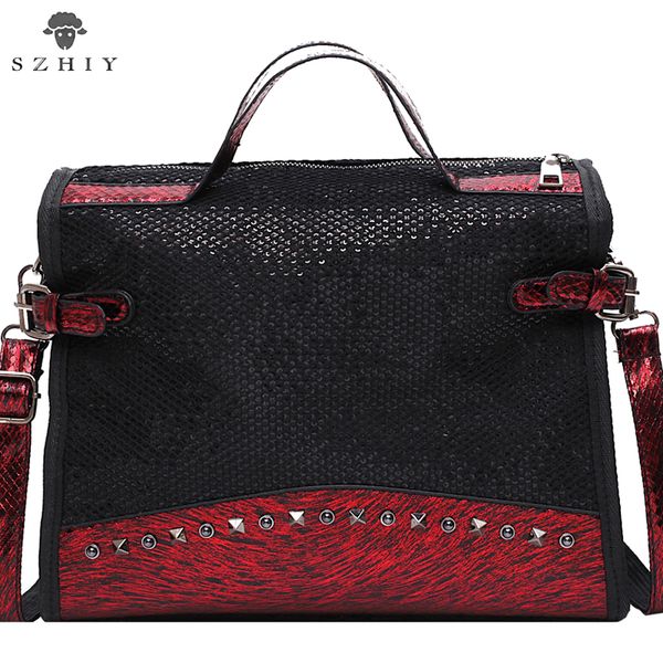 сумки женщин pu большой емкости rivet плече сумка crossbody высокого качества с блестками большие сумки для женщин 2019 szhiy черные
сумки женщин pu большой емкости rivet плече сумка crossbody высокого качества с блестками большие сумки для женщин 2019 szhiy черные