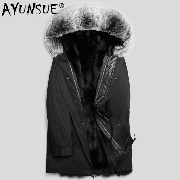 ayunsue parka real fur coat men clothes 2019 winter jacket real fur liner warm parkas plus size luxury jackets p1888239, Black
ayunsue parka real fur coat men clothes 2019 winter jacket real fur liner warm parkas plus size luxury jackets p1888239, Black