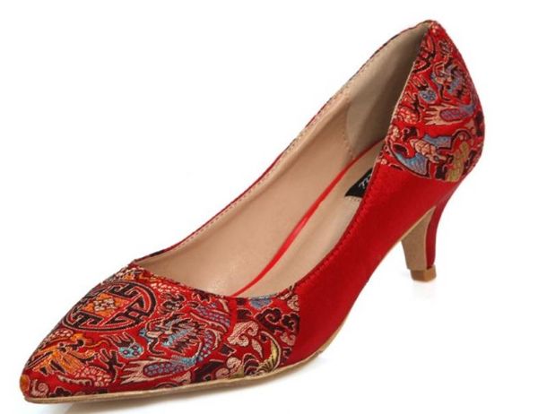 2019 women's shoes in spring and autumn with new style high heel fine heel pointed end silk and satin shoes heel 5.5cm ,7.5cm,9.5cm@uuu, Black
2019 women's shoes in spring and autumn with new style high heel fine heel pointed end silk and satin shoes heel 5.5cm ,7.5cm,9.5cm@uuu, Black
