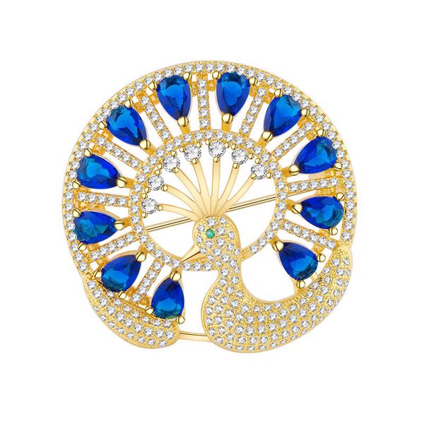 madalena sarara cubic zircon peacock brooch full stone inlaid women suit jewelry brooch, Gray
madalena sarara cubic zircon peacock brooch full stone inlaid women suit jewelry brooch, Gray