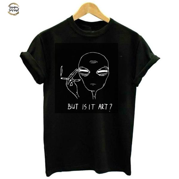 smoking but is it art t shirts women tshirt tumblr women's t-shirt o-neck cotton graphic tees women tee shirt, White
smoking but is it art t shirts women tshirt tumblr women's t-shirt o-neck cotton graphic tees women tee shirt, White