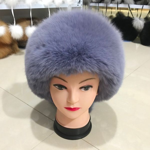 new style luxury winter russian genuine real fox fur hat warm women good quality 100% natural real fox fur and rex rabbit cap, Blue;gray
new style luxury winter russian genuine real fox fur hat warm women good quality 100% natural real fox fur and rex rabbit cap, Blue;gray