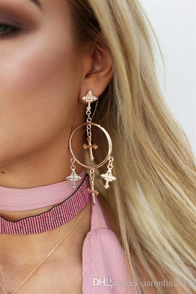 fashion brand metal cross stud earrings for women fashion jewelry 2017 gold earring punk brincos vintage metal earring pendant bijoux, Golden;silver
fashion brand metal cross stud earrings for women fashion jewelry 2017 gold earring punk brincos vintage metal earring pendant bijoux, Golden;silver
