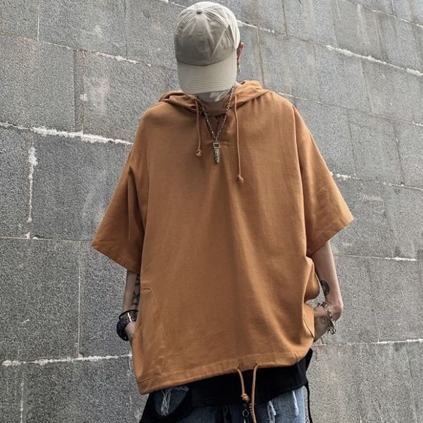 men's hoodies & sweatshirts 2021 summer youth ins solid color cotton linen hooded five-point sleeve sweatshirt fashion casual loose wil, Black
men's hoodies & sweatshirts 2021 summer youth ins solid color cotton linen hooded five-point sleeve sweatshirt fashion casual loose wil, Black