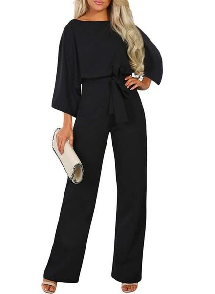 summer new fashion designer female jumpsuit solid color crew neck rompers female casual loose womans clothing, Black;white
summer new fashion designer female jumpsuit solid color crew neck rompers female casual loose womans clothing, Black;white