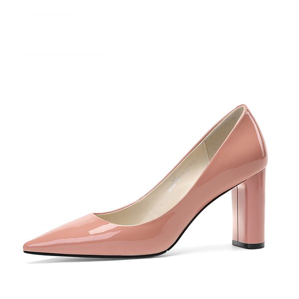 Classic Elegant Women Pumps Spring Summer 7.5cm Square Heels Work Women Shoes Slip-on Quality Pointed Toe Pumps, Pink
Classic Elegant Women Pumps Spring Summer 7.5cm Square Heels Work Women Shoes Slip-on Quality Pointed Toe Pumps, Pink