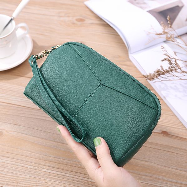 wallet girl genuine leather korean fashion mobile phone bag zipper lady with pocket purse, Red;black
wallet girl genuine leather korean fashion mobile phone bag zipper lady with pocket purse, Red;black