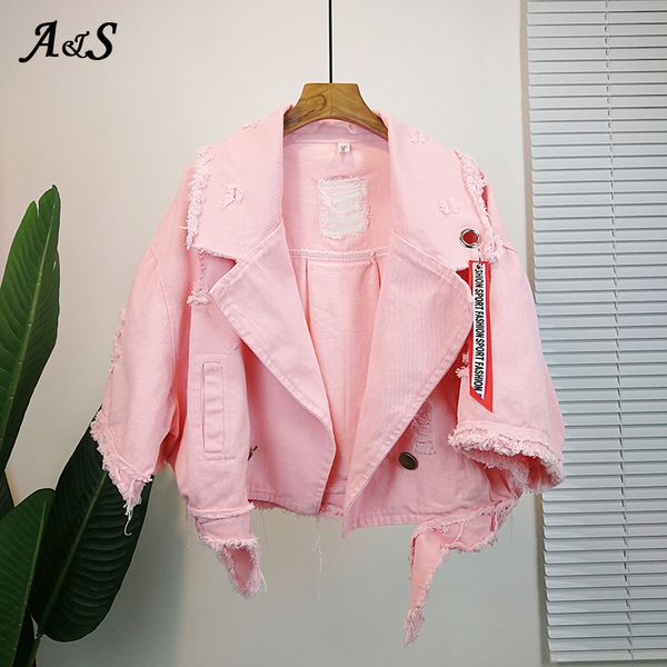 women's jackets anbenser candy color pockets denim jacket women turn-down collar loose casual vintage streetwear coat female jenas, Black;brown
women's jackets anbenser candy color pockets denim jacket women turn-down collar loose casual vintage streetwear coat female jenas, Black;brown