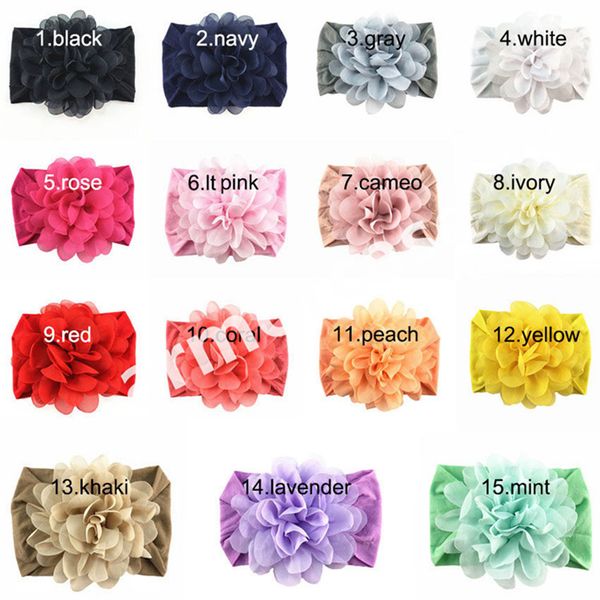 cute baby infant chiffon flowers headband kids girls princess solid hair band newborn nylon hairbands head wrap turban 15 colors cz313, Slivery;white
cute baby infant chiffon flowers headband kids girls princess solid hair band newborn nylon hairbands head wrap turban 15 colors cz313, Slivery;white