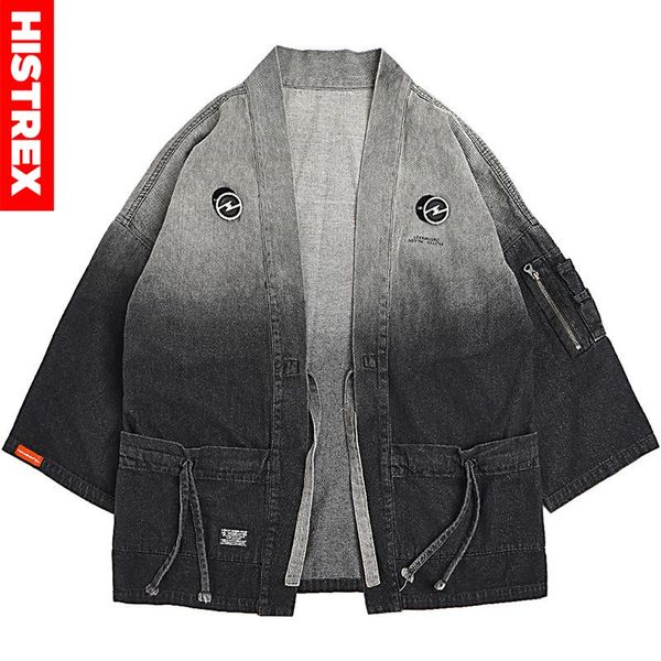 2020 японский кимоно куртка градиент цвета hip hop мужчины джинсовой куртки streetwear harajuku япония стиль кардиган jean vintage, Black;brown
2020 японский кимоно куртка градиент цвета hip hop мужчины джинсовой куртки streetwear harajuku япония стиль кардиган jean vintage, Black;brown
