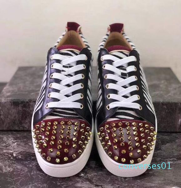 full packet design red bottom sneaker for men women trainers seavaste orlato men's flat junior print genuine leather 15 01co, Black
full packet design red bottom sneaker for men women trainers seavaste orlato men's flat junior print genuine leather 15 01co, Black