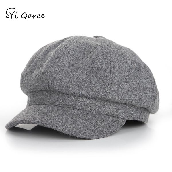 syi qarce women fashion artist beret hat super warm winter beret hat octagonal vintage adjustable cap for girl's women nm073-75, Blue;gray
syi qarce women fashion artist beret hat super warm winter beret hat octagonal vintage adjustable cap for girl's women nm073-75, Blue;gray