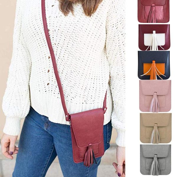 women pu leather messenger bags mini cell phone pocket cellphone pouch girl small tassel crossbody shoulder bags #t2g
women pu leather messenger bags mini cell phone pocket cellphone pouch girl small tassel crossbody shoulder bags #t2g