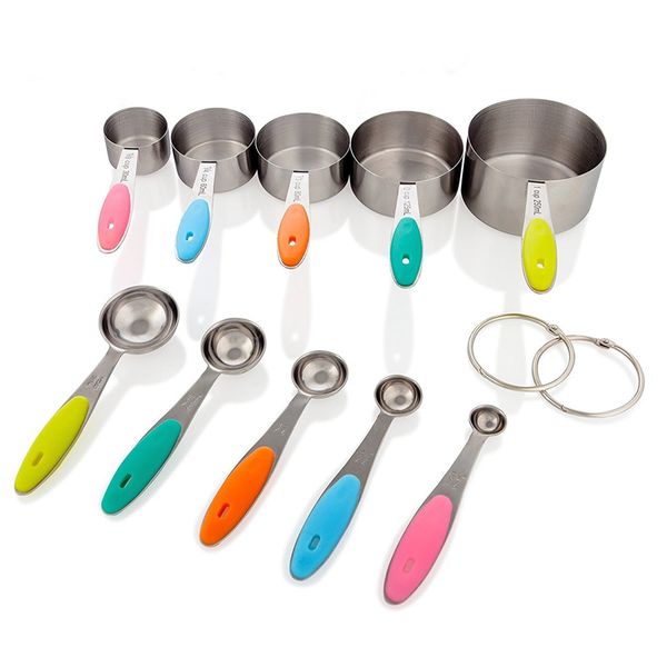 20 sets measuring cups & spoons set stainless steel measuring cup and measuring spoon for dry and liquid ingredients wholesale
20 sets measuring cups & spoons set stainless steel measuring cup and measuring spoon for dry and liquid ingredients wholesale