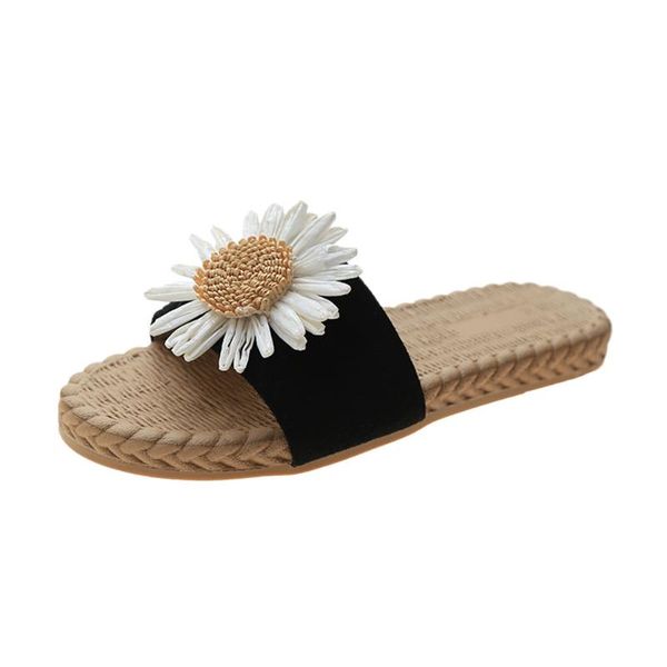 sagace straw slippers women cute flower flat bottom flip-flop summer beach shoes ladies girls comfort open toe slipper, Black
sagace straw slippers women cute flower flat bottom flip-flop summer beach shoes ladies girls comfort open toe slipper, Black