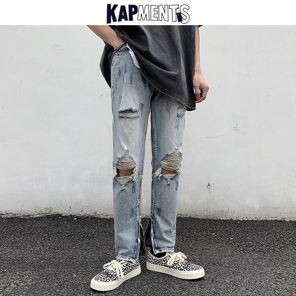 kapments men vintage streetwear destroyed ripped jeans 2020 new mens embroidery denim pants homme kpop patch high waisted jeans, Blue
kapments men vintage streetwear destroyed ripped jeans 2020 new mens embroidery denim pants homme kpop patch high waisted jeans, Blue