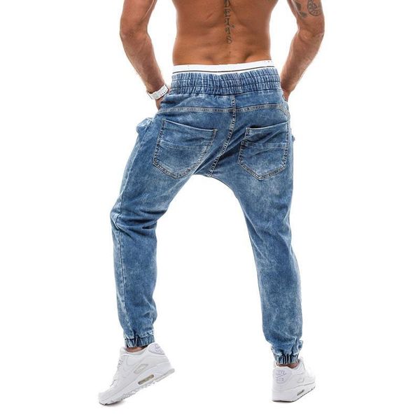pants drawstring solid color fashion style homme clothing straight regular casual apparel mens sports jeans, Blue
pants drawstring solid color fashion style homme clothing straight regular casual apparel mens sports jeans, Blue