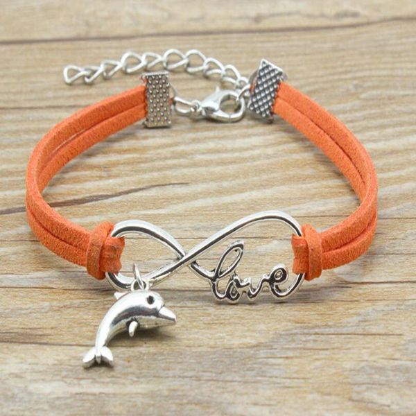 2019 vintage ancient silver dolphin i love infinite multicolor leather bracelets european punk men women jewelry bracelets present, Golden;silver
2019 vintage ancient silver dolphin i love infinite multicolor leather bracelets european punk men women jewelry bracelets present, Golden;silver