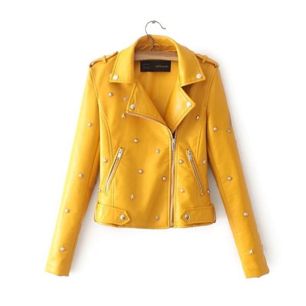 motorcycle women loose faux leather jacket classic retro rivet moto biker jacket ladies basic coat plus size girl outerwear
motorcycle women loose faux leather jacket classic retro rivet moto biker jacket ladies basic coat plus size girl outerwear