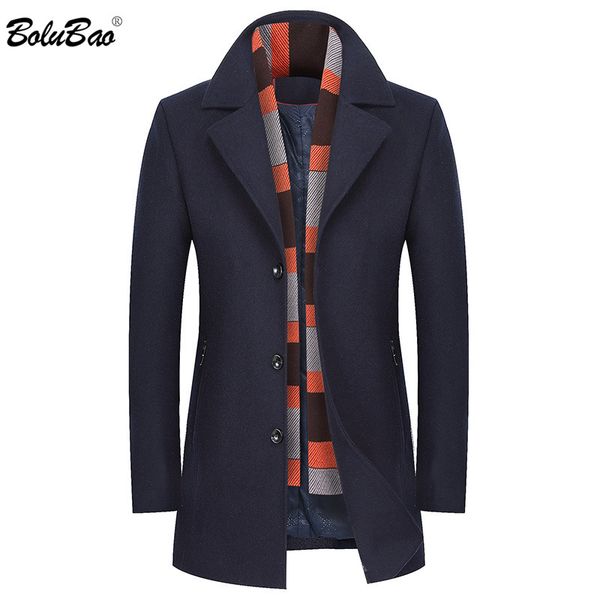 bolubao men's thick woolen coat 2019 winter male long outwear business coat men fashion solid color trench coats, Black
bolubao men's thick woolen coat 2019 winter male long outwear business coat men fashion solid color trench coats, Black