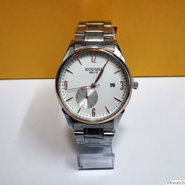 classic man calendar wrist-watches precise waterproof stainless steel watchband straight battalion welcome choose, Slivery;brown
classic man calendar wrist-watches precise waterproof stainless steel watchband straight battalion welcome choose, Slivery;brown