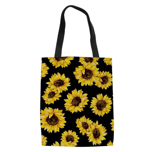 whereisart female sunflower design soft portable eco-friendly grocery bags reusable tote fabric shoulder stachels for ladies
whereisart female sunflower design soft portable eco-friendly grocery bags reusable tote fabric shoulder stachels for ladies