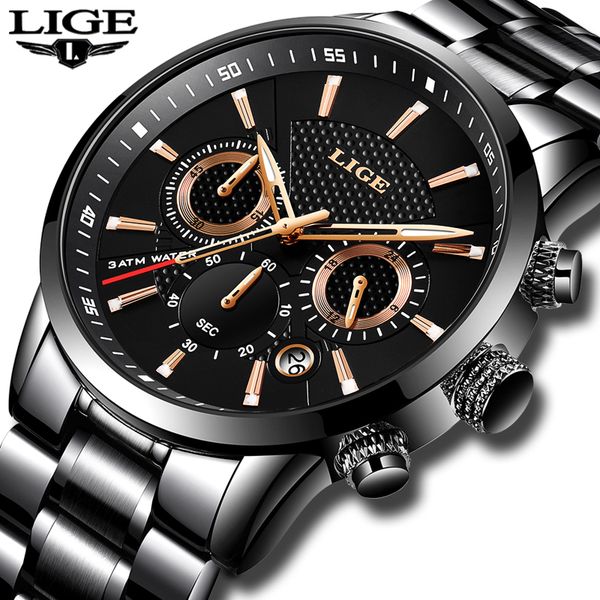 mens watches brand luxury lige waterproof military sport watch stainless steel multi-function quartz clock relogio masculino y19051503, Slivery;brown
mens watches brand luxury lige waterproof military sport watch stainless steel multi-function quartz clock relogio masculino y19051503, Slivery;brown