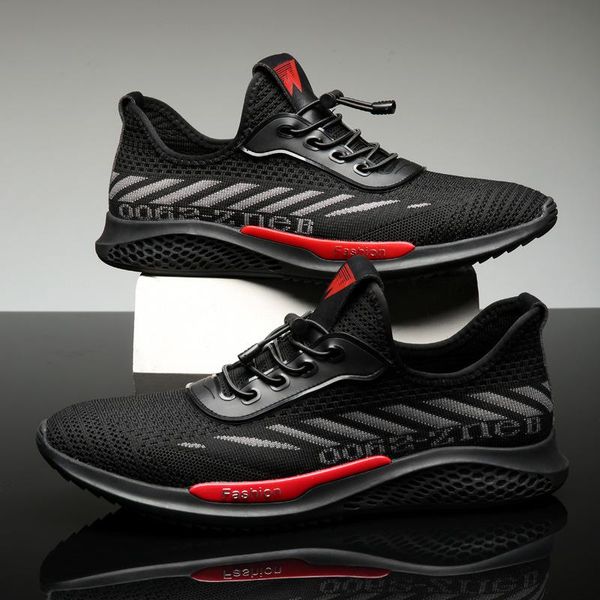 sports casual shoes men spring new men's fashion breathable sneakers fly woven fabric men's shoes shoes, Black
sports casual shoes men spring new men's fashion breathable sneakers fly woven fabric men's shoes shoes, Black