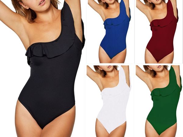 2019 new europe and the united states swimwear one-shoulder ruffled swimsuit amazon ruffled bathing suit bikini
2019 new europe and the united states swimwear one-shoulder ruffled swimsuit amazon ruffled bathing suit bikini