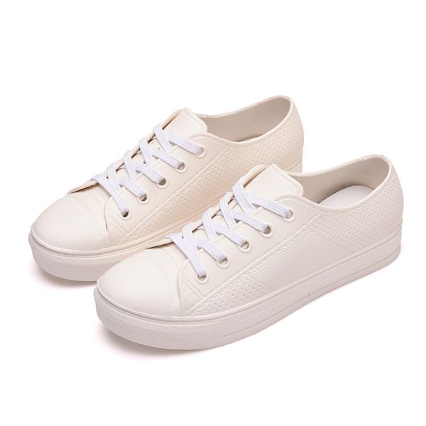 rain shoes low uppers waterproof small white shoes anti-skid plastic four seasons student board leisure water woman, Black
rain shoes low uppers waterproof small white shoes anti-skid plastic four seasons student board leisure water woman, Black