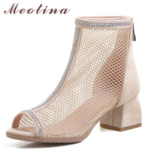 boots meotina ankle women peep toe cutouts high heel lady shoes crystal zipper thick heels summer beige black big size 43
boots meotina ankle women peep toe cutouts high heel lady shoes crystal zipper thick heels summer beige black big size 43